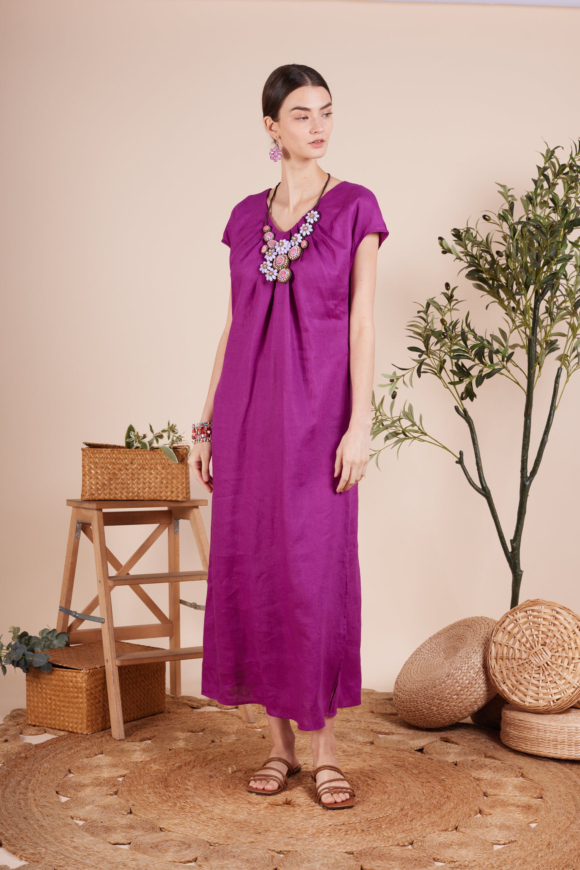 purple island dress Buy River Island Purple V-Neck Printed Maxi Dress from Next USA