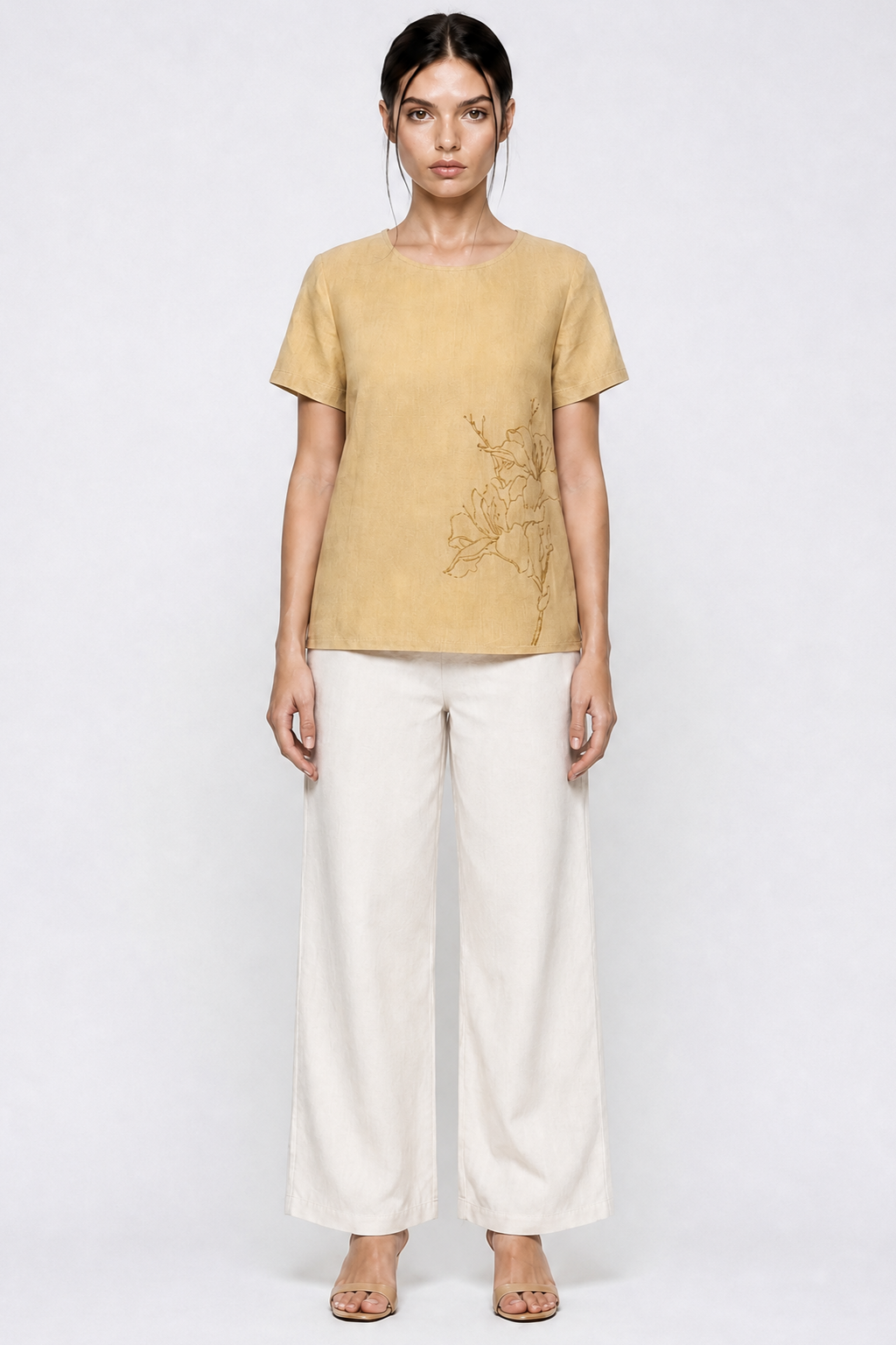 ALICE PRINTED SHORT SLEEVE TOP