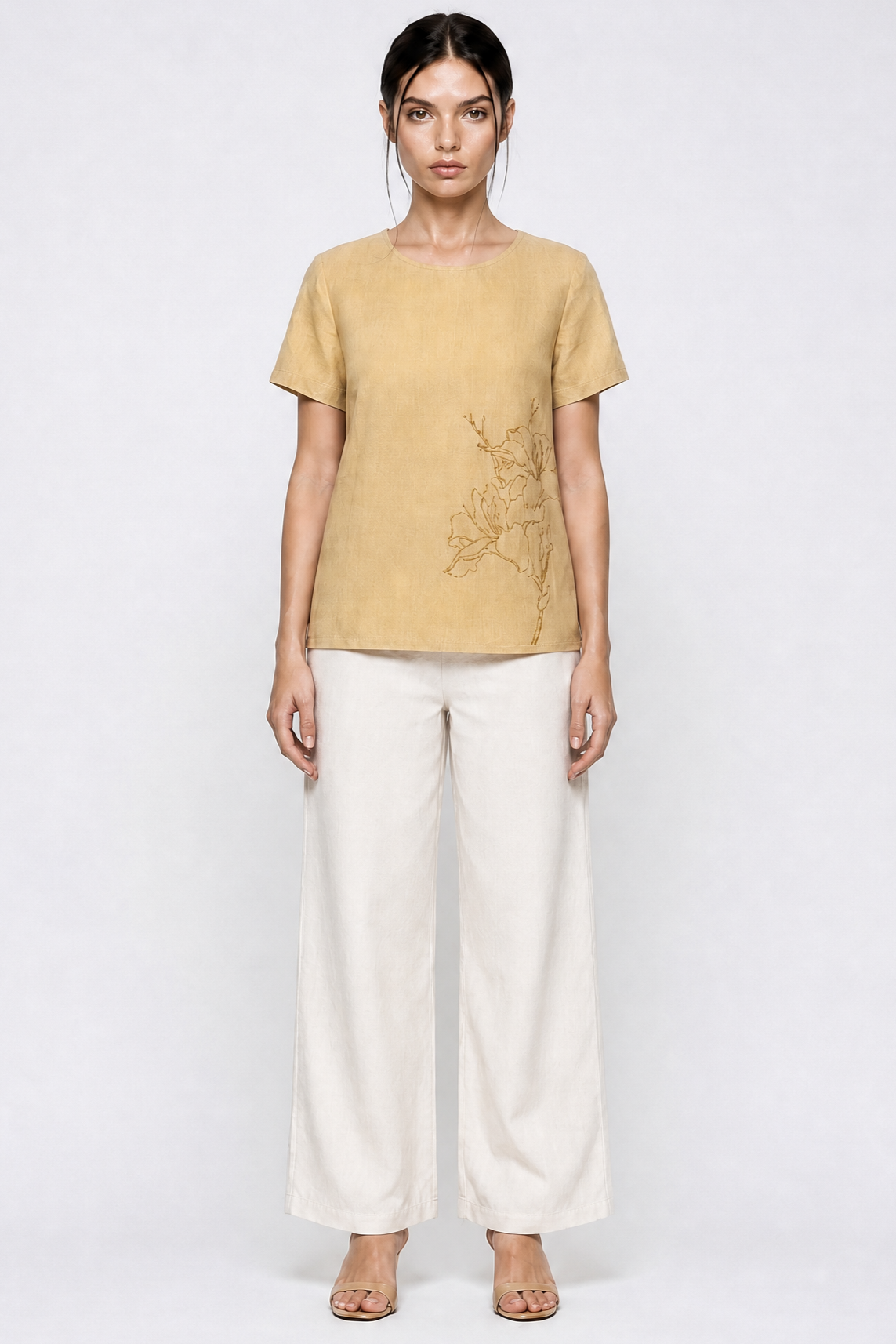 ALICE PRINTED SHORT SLEEVE TOP