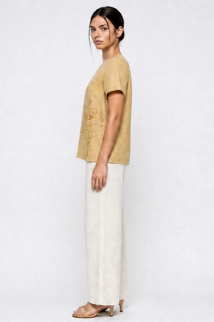 ALICE PRINTED SHORT SLEEVE TOP