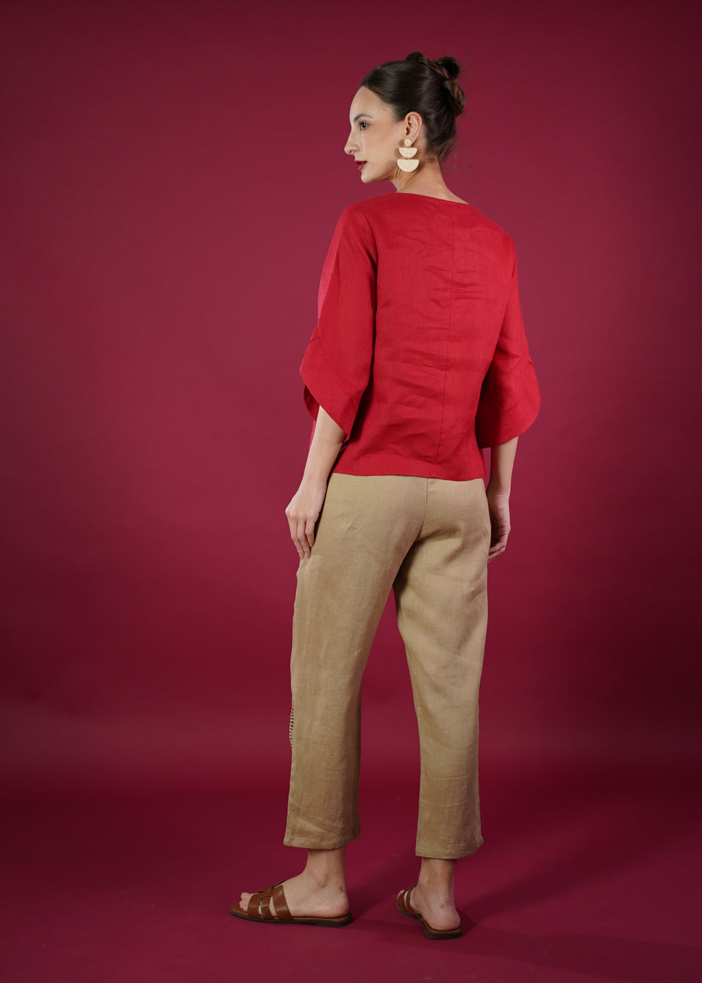 DIANE QUATER SSLEEVE TOP