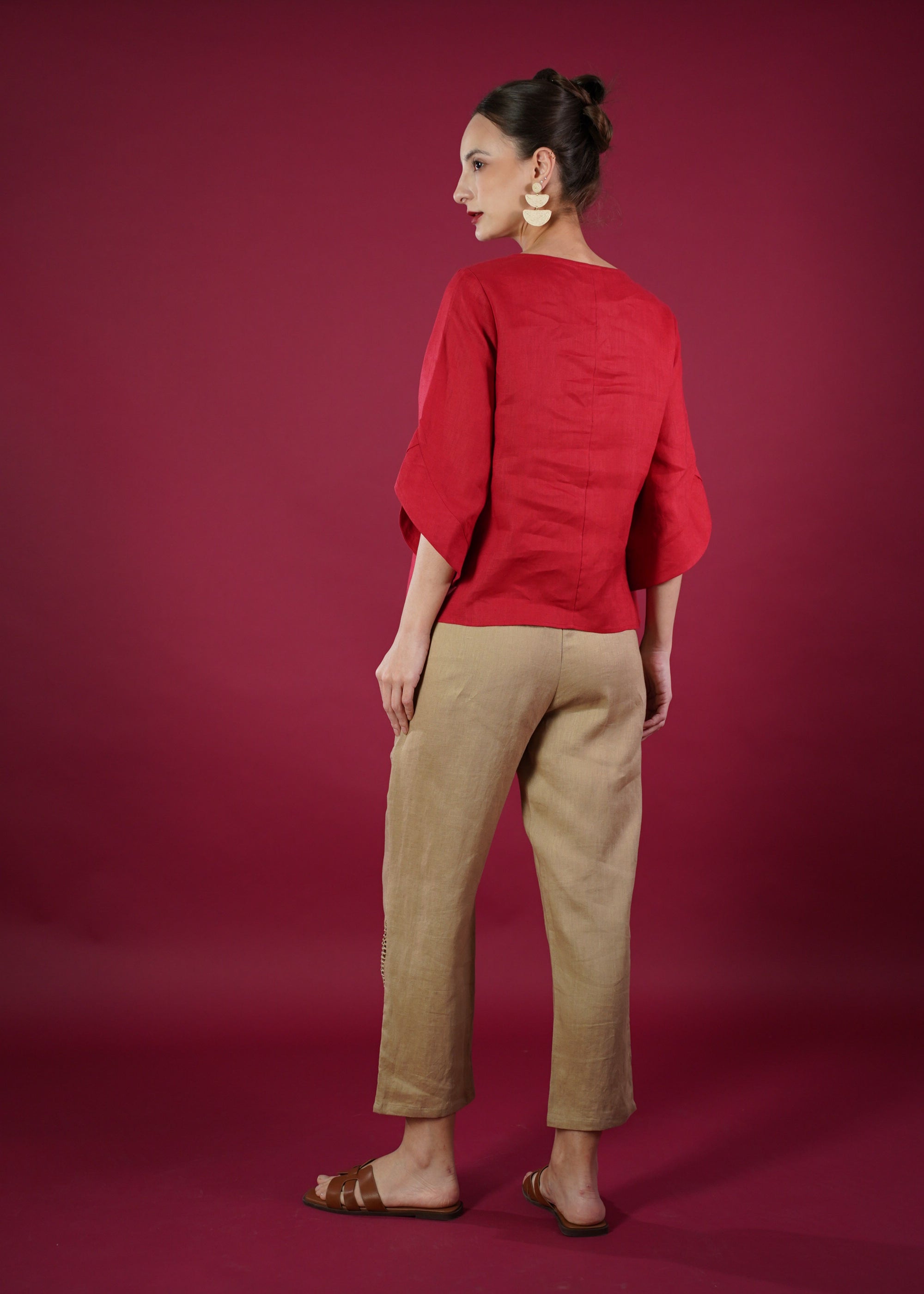 DIANE QUATER SSLEEVE TOP