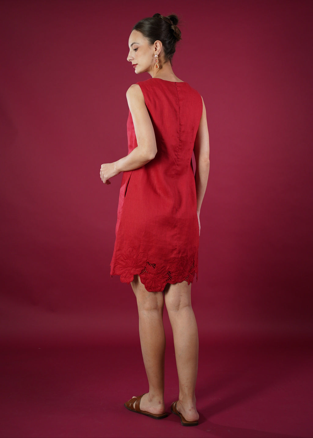 AMELIA ANGLAISE SHORT DRESS