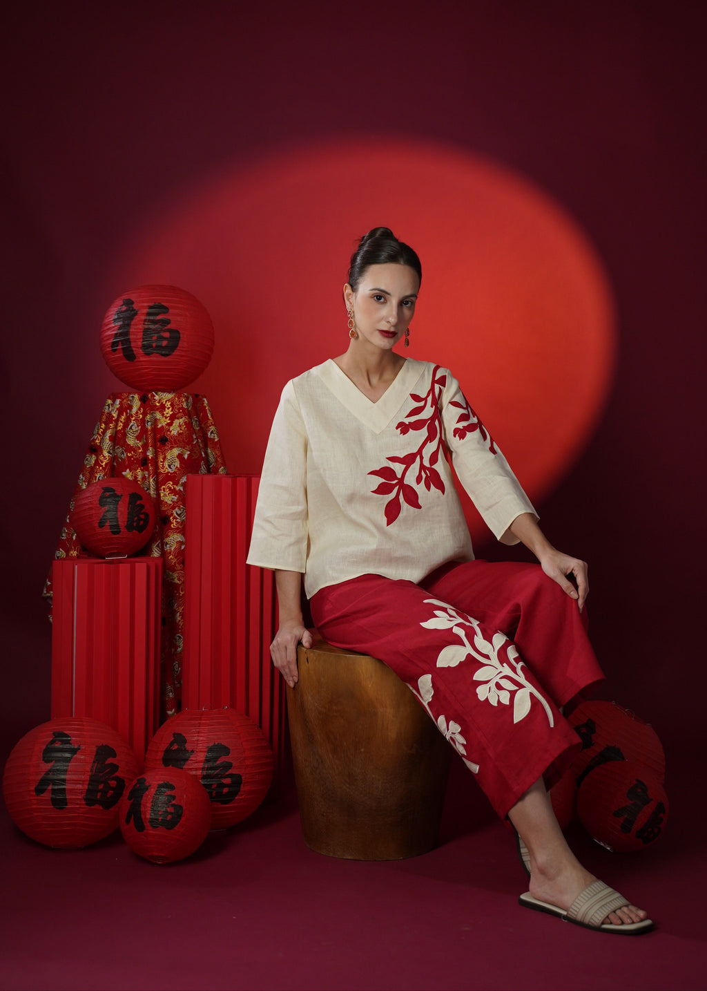 HELENA APPLIQUE PANTS