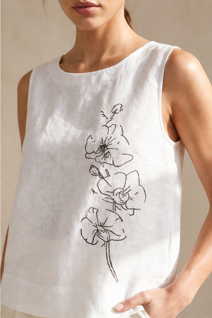 MEGAN SLEEVELESS TOP