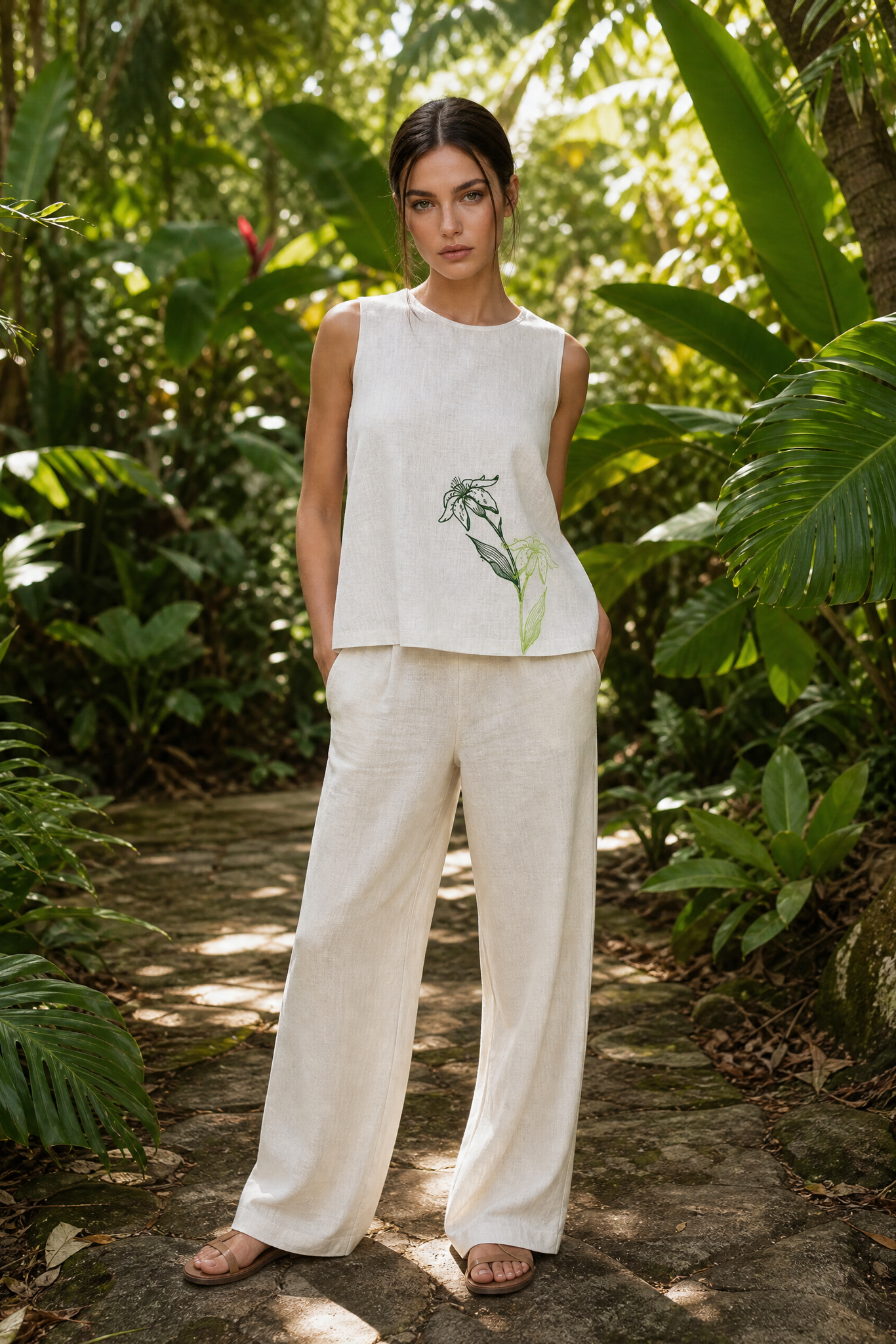 GERENY EMBROIDERY TOP