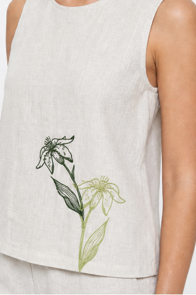 GERENY EMBROIDERY TOP