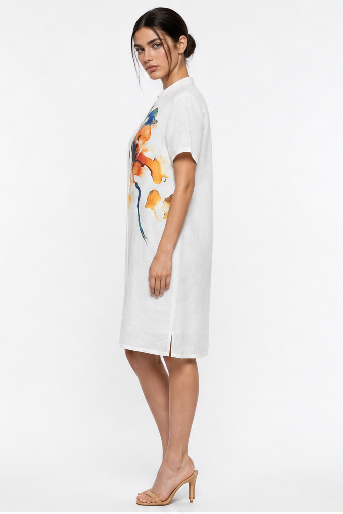 JUDITH PRINTED SHORT DRESS