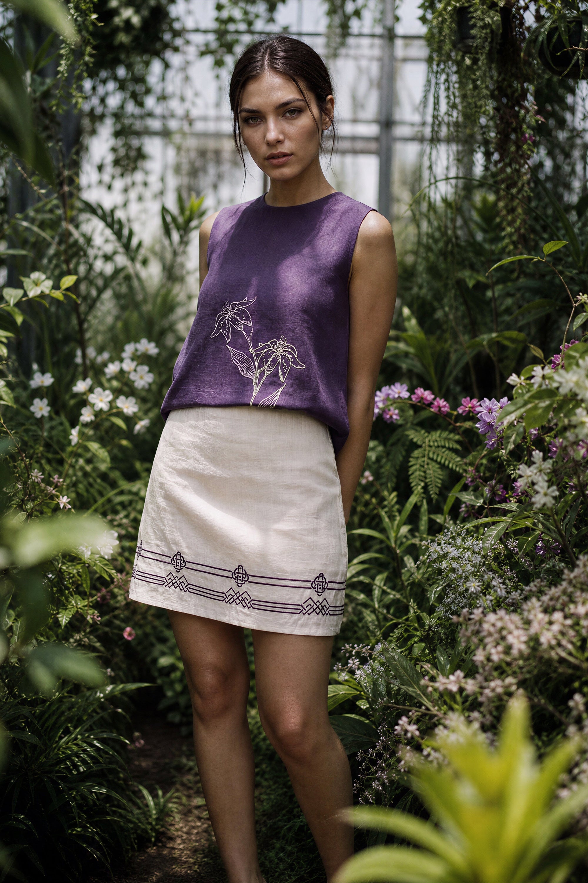 GERENY EMBROIDERY TOP