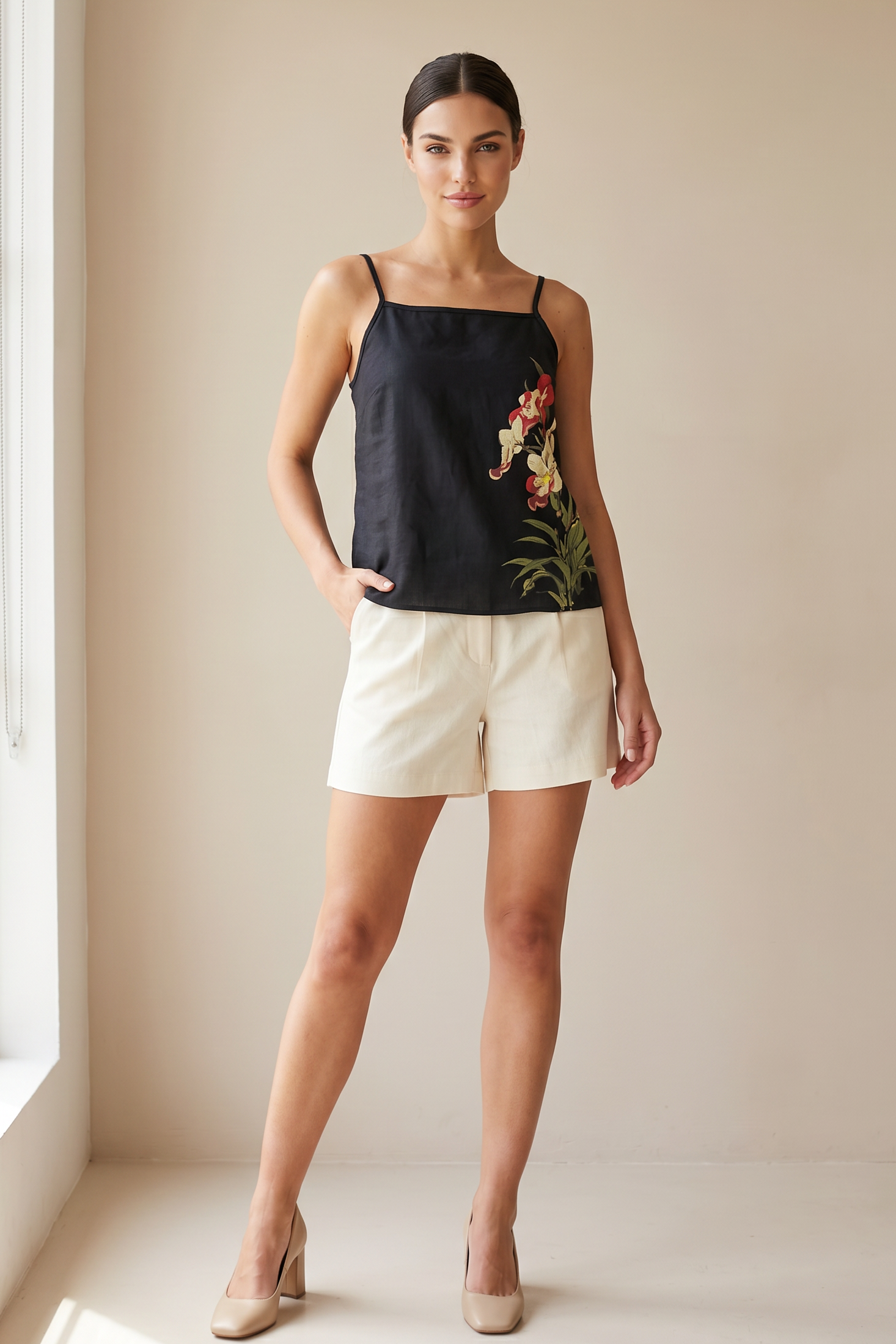 JULIANA SPAGHETTI STRAP TOP