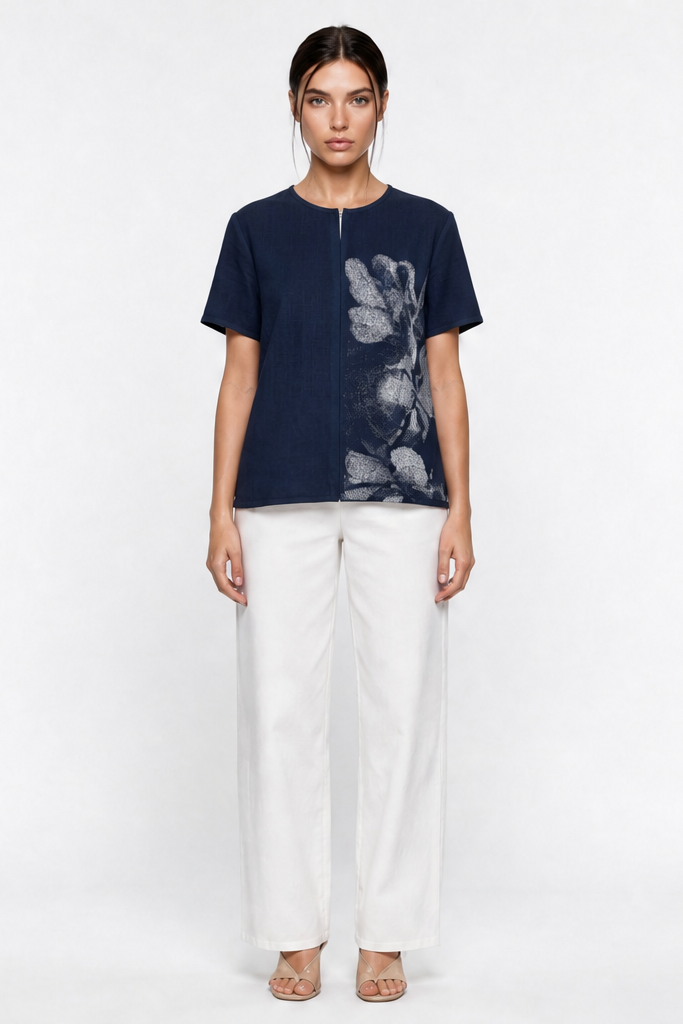 ISLA WATER PRINT TOP