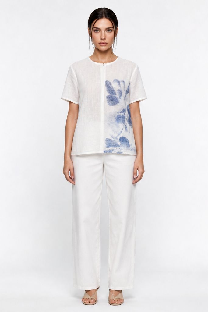 ISLA WATER PRINT TOP