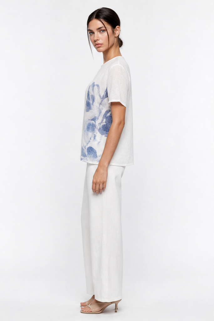 ISLA WATER PRINT TOP