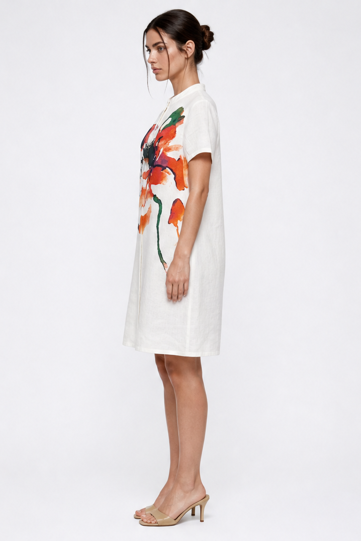 JUDITH PRINTED SHORT DRESS