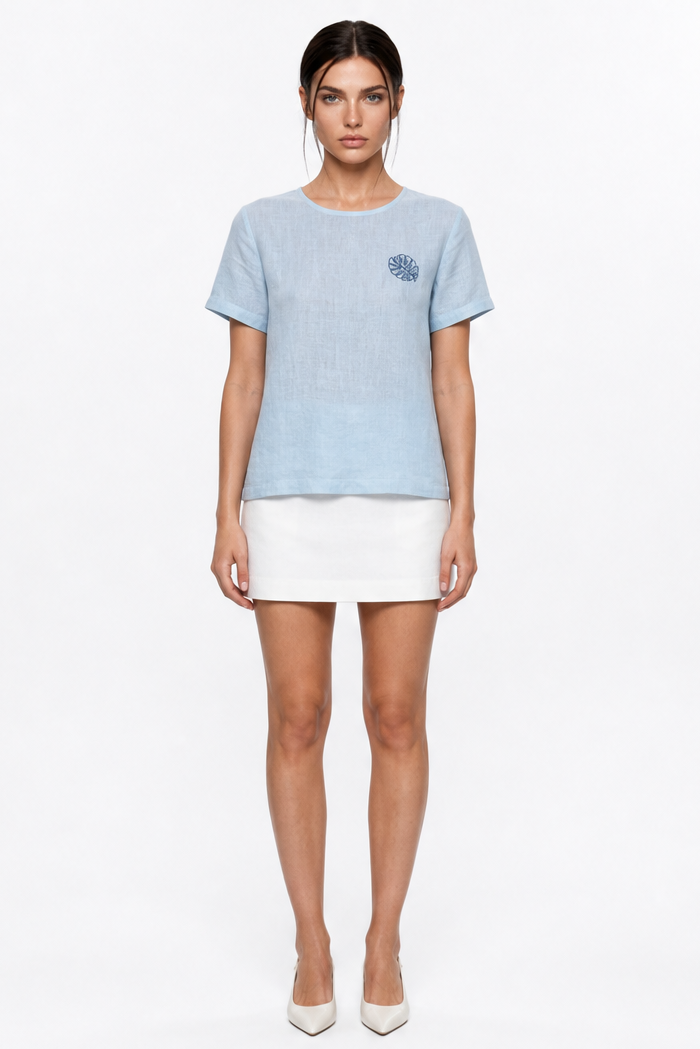 DAPH PRINTED TOP