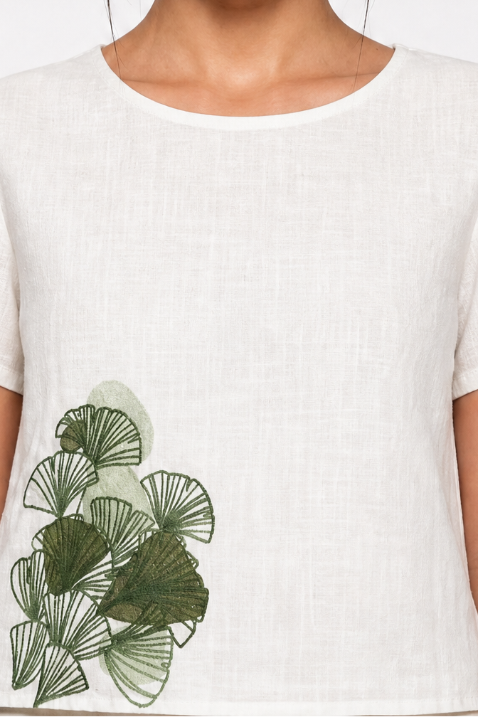 MAYREE EMBROIDERY TOP