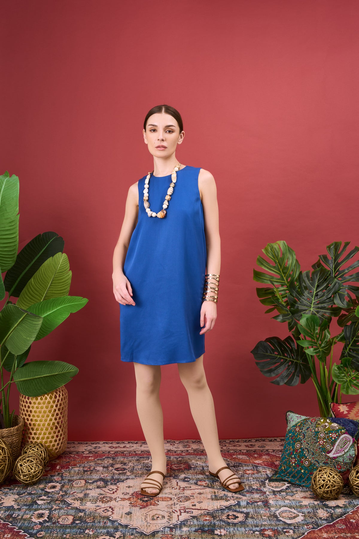 CAIA SUMMER SHIFT DRESS