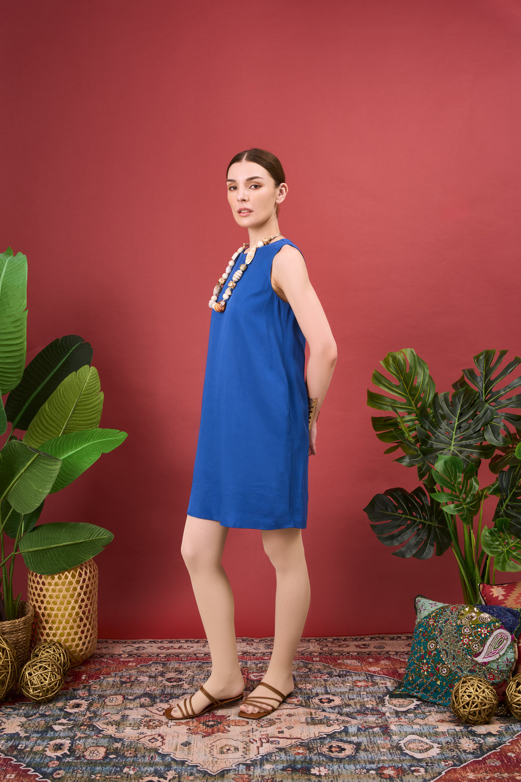 CAIA SUMMER SHIFT DRESS