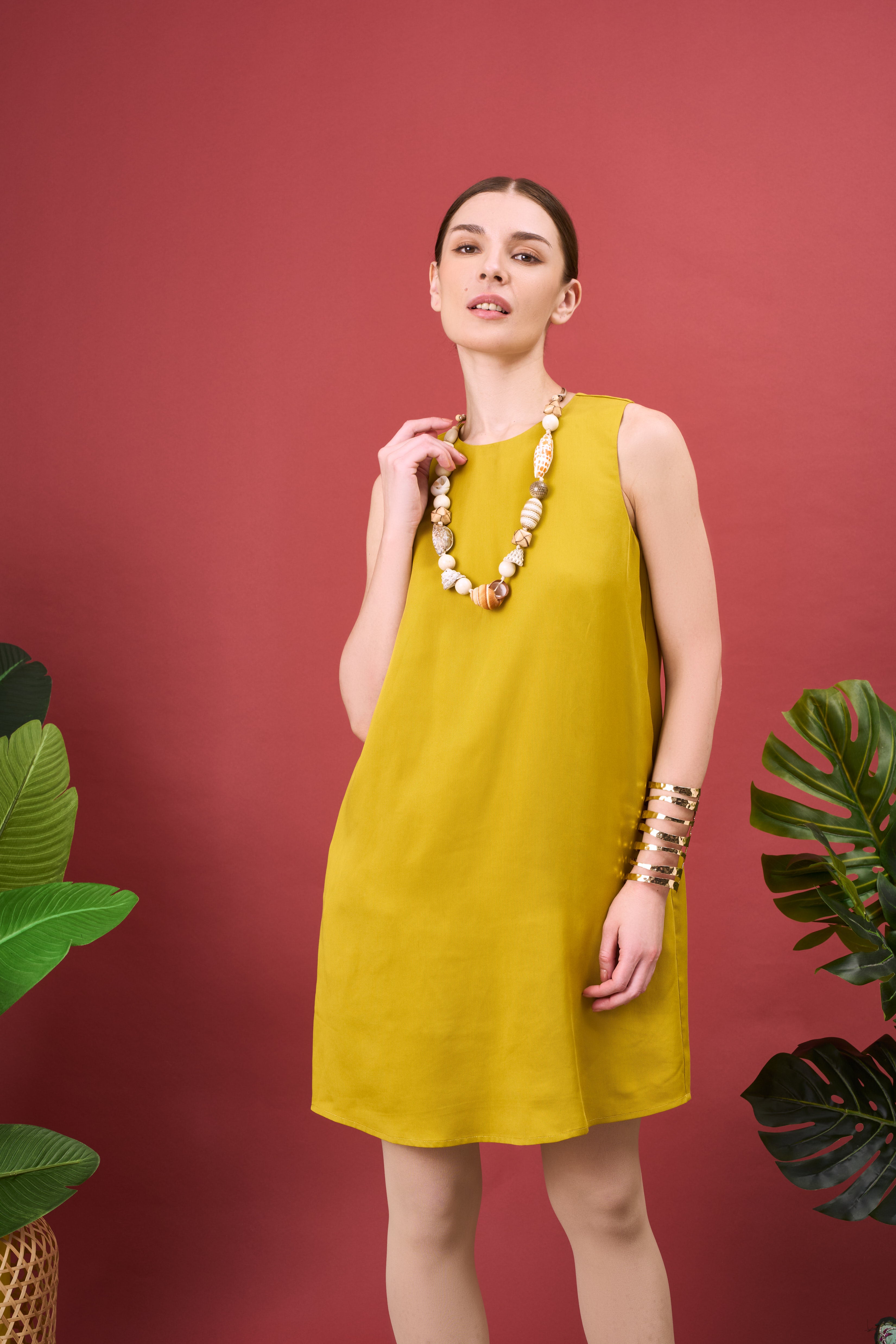 CAIA SUMMER SHIFT DRESS