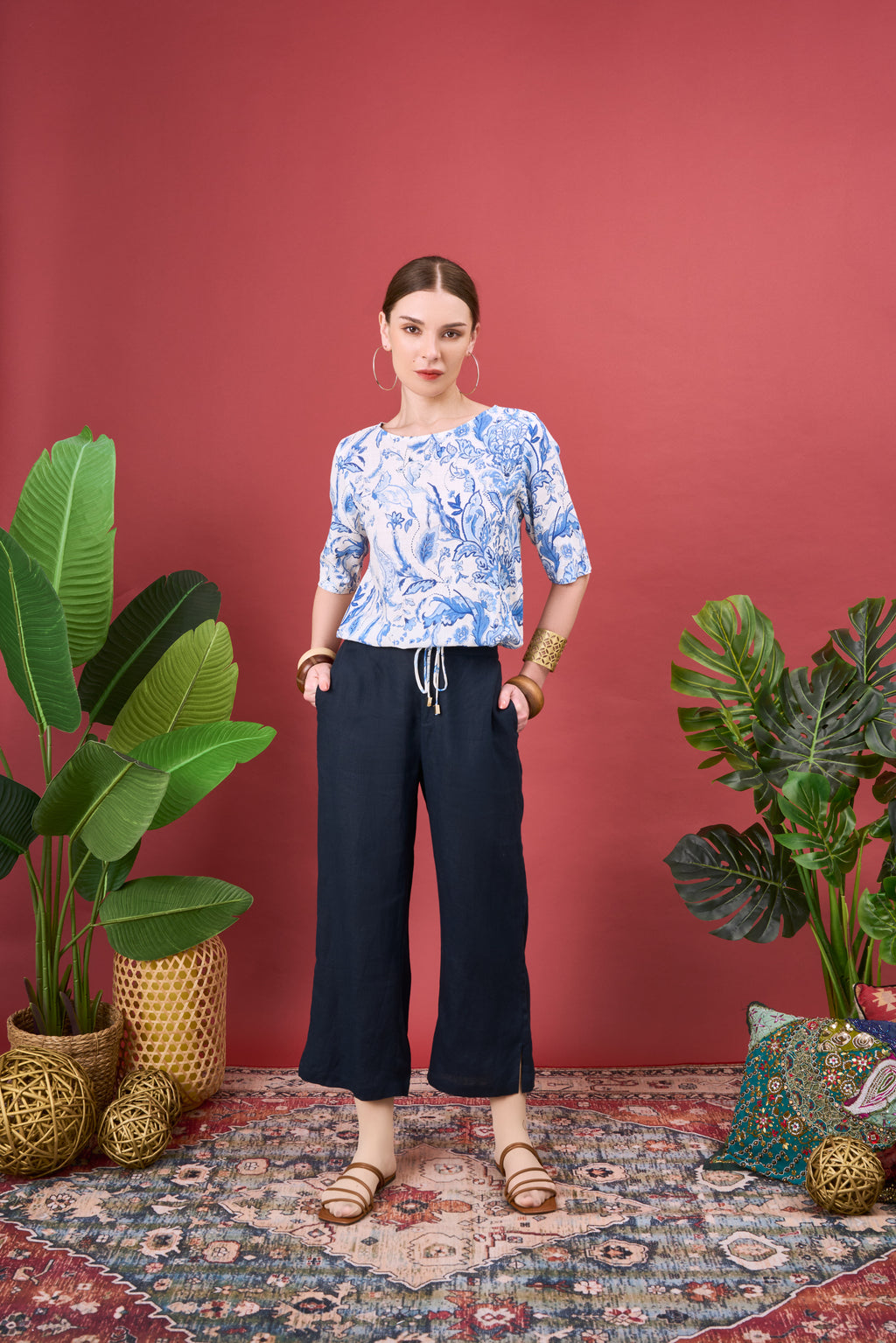 TEULIA WIDE LEG PANTS