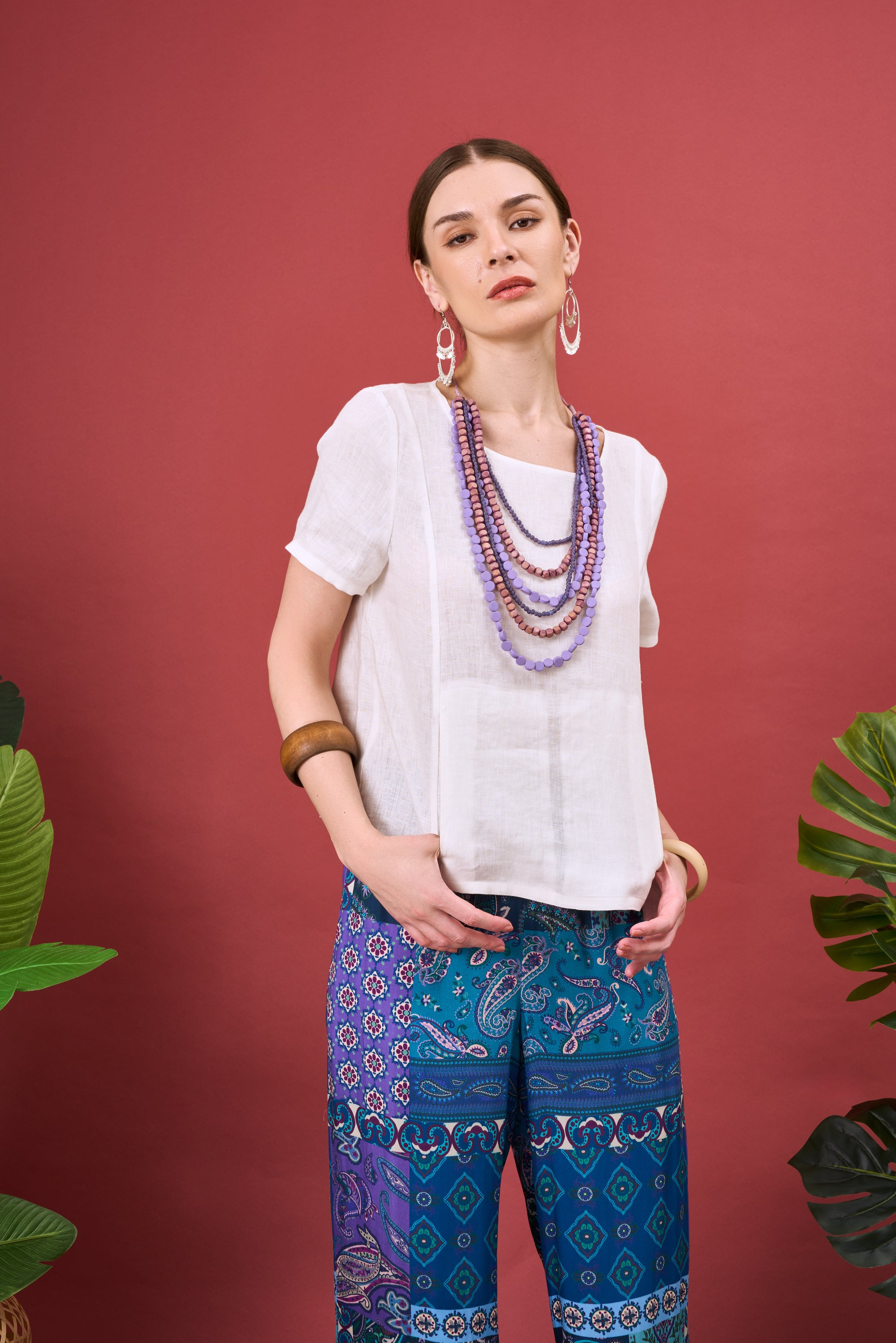 DAVVE ESSENTIAL POCKET BLOUSE