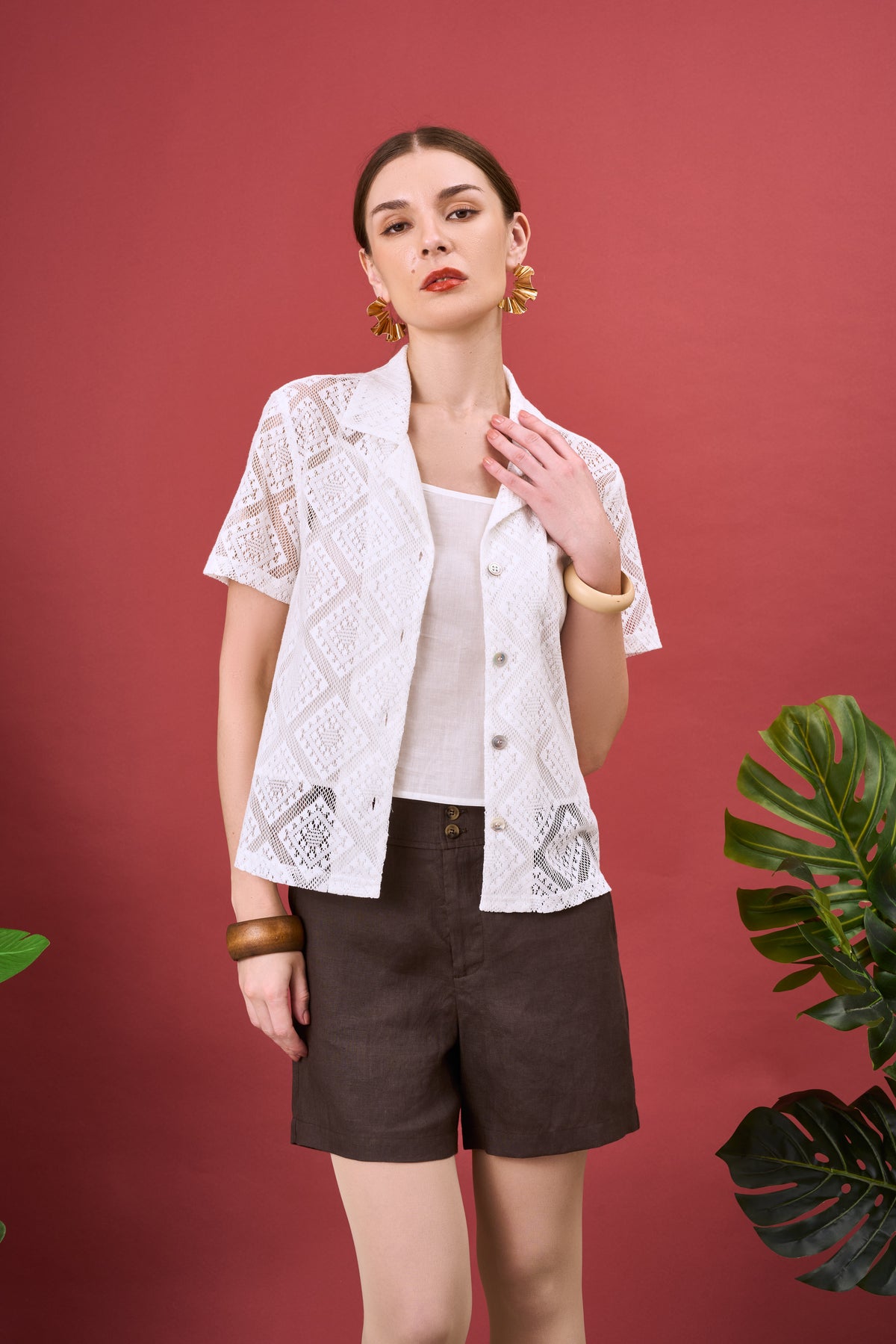 KINDRA LACE SHIRT