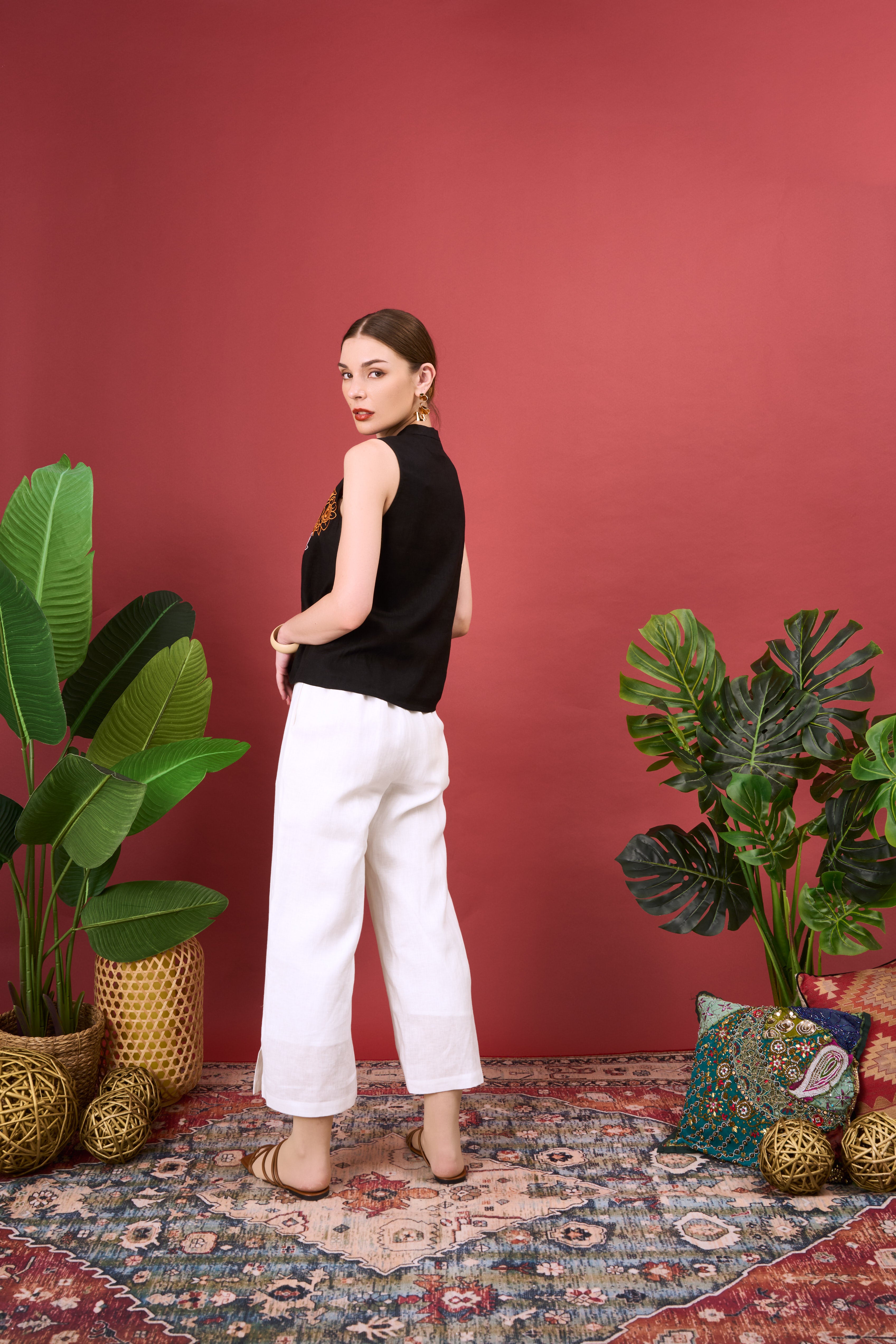 TEULIA WIDE LEG PANTS