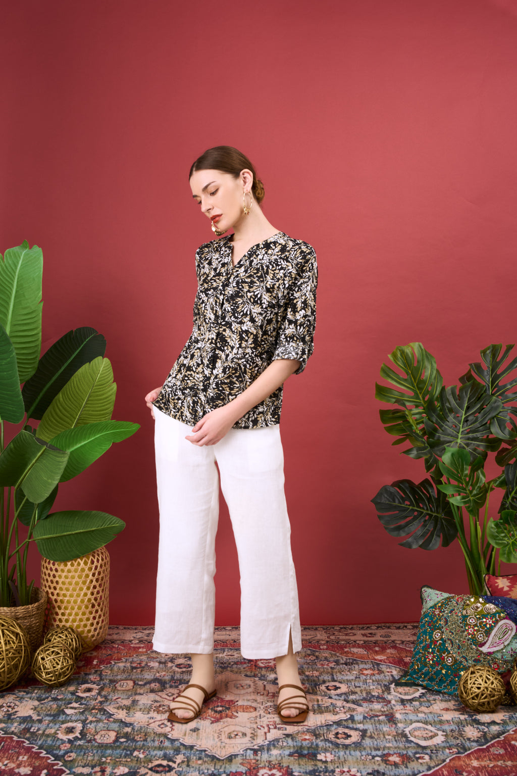 TWANNIA PRINTRD SHIRT