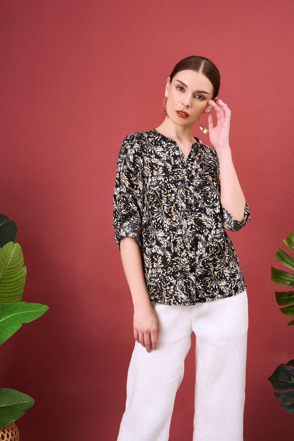 TWANNIA PRINTRD SHIRT