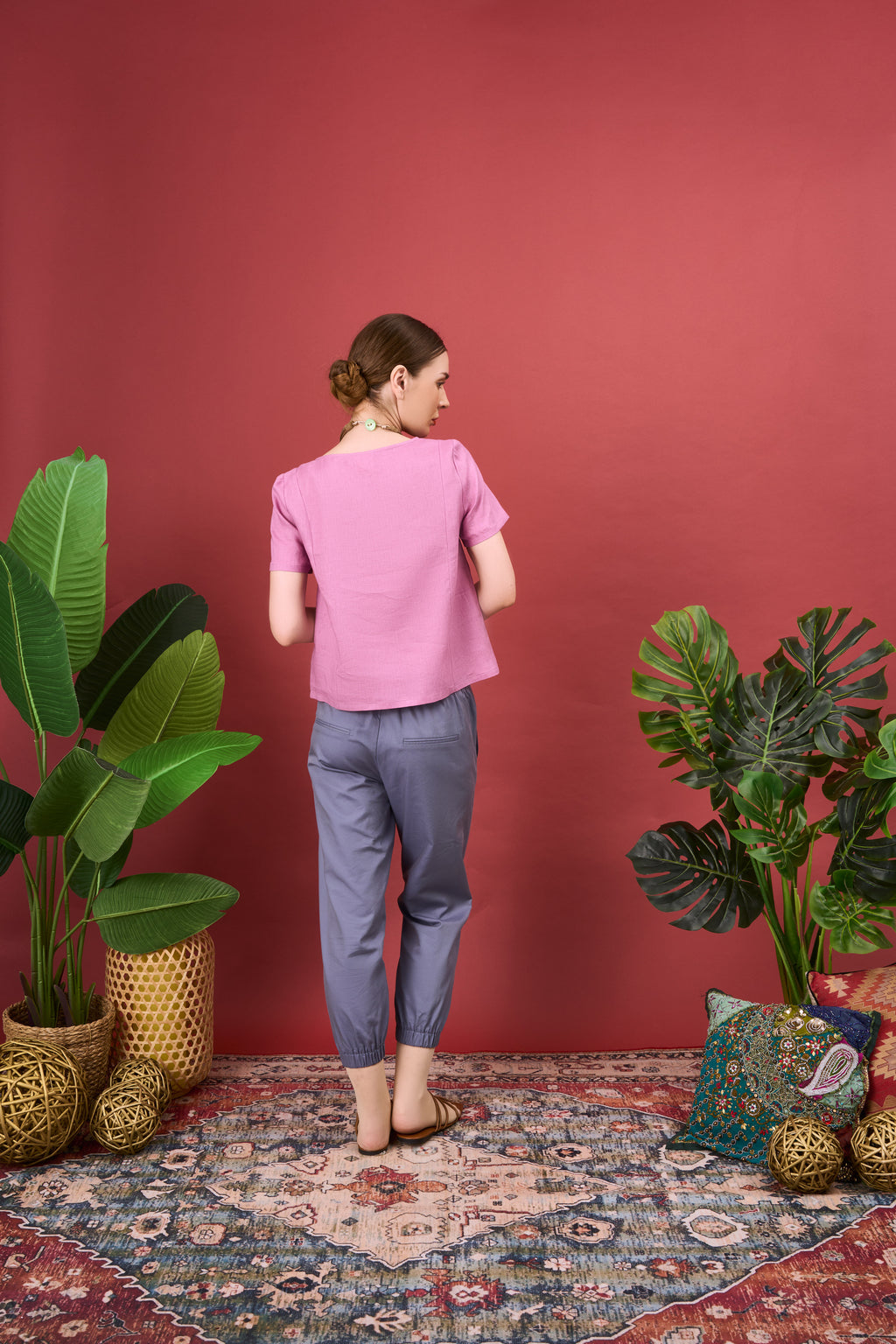 DAVVE ESSENTIAL POCKET BLOUSE