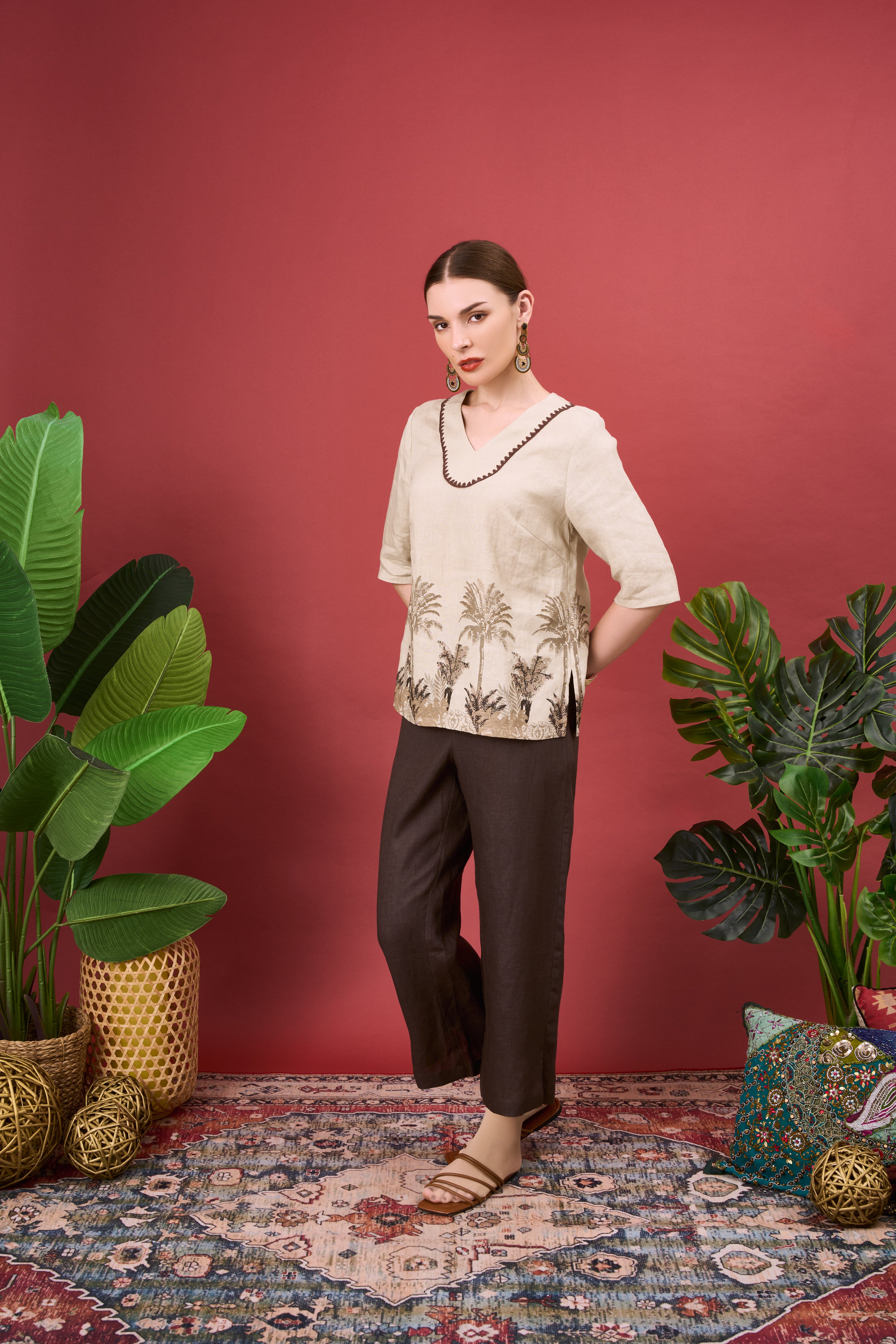 TEULIA WIDE LEG PANTS