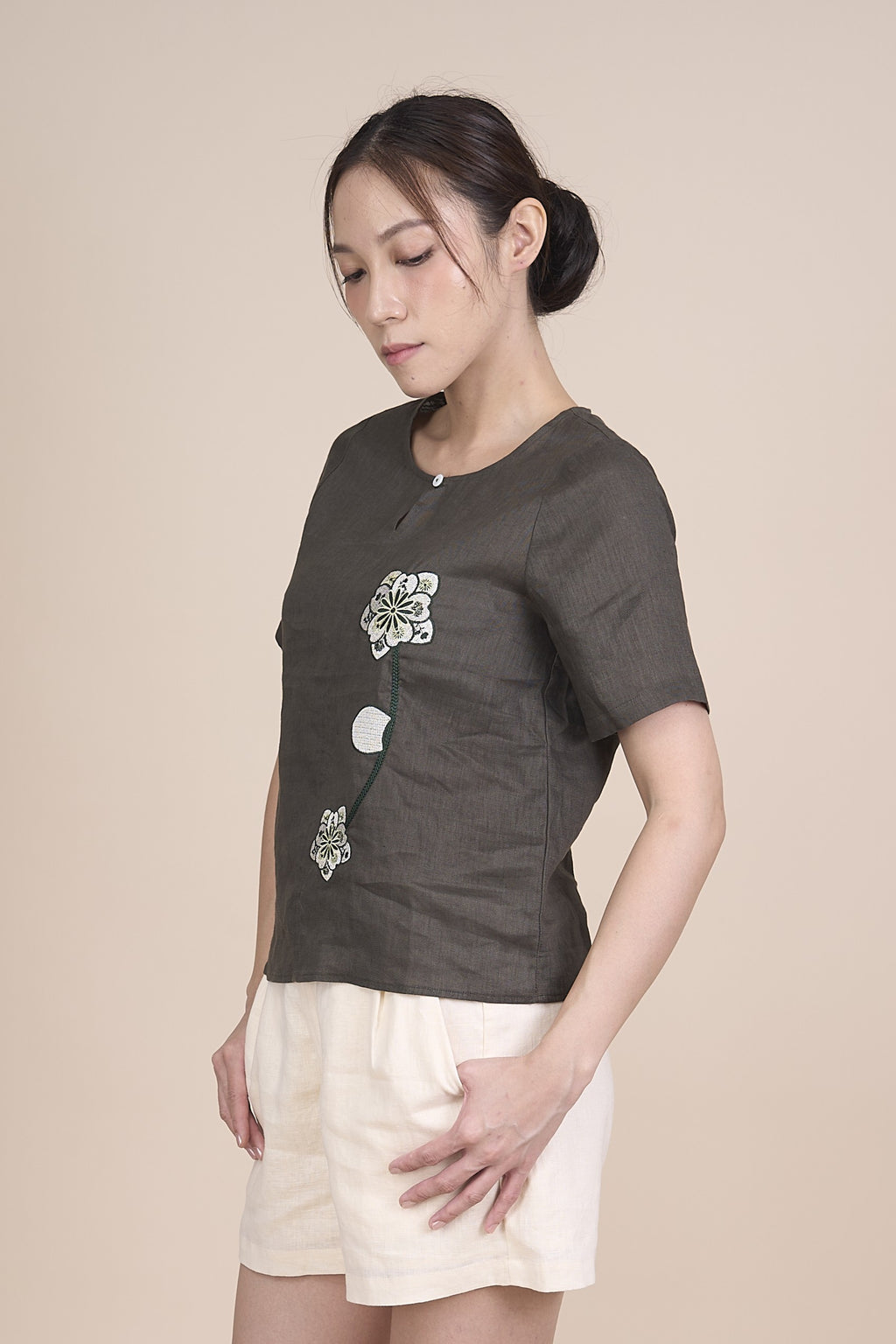 SHIRLEY QUARTER SLEEVE TOP