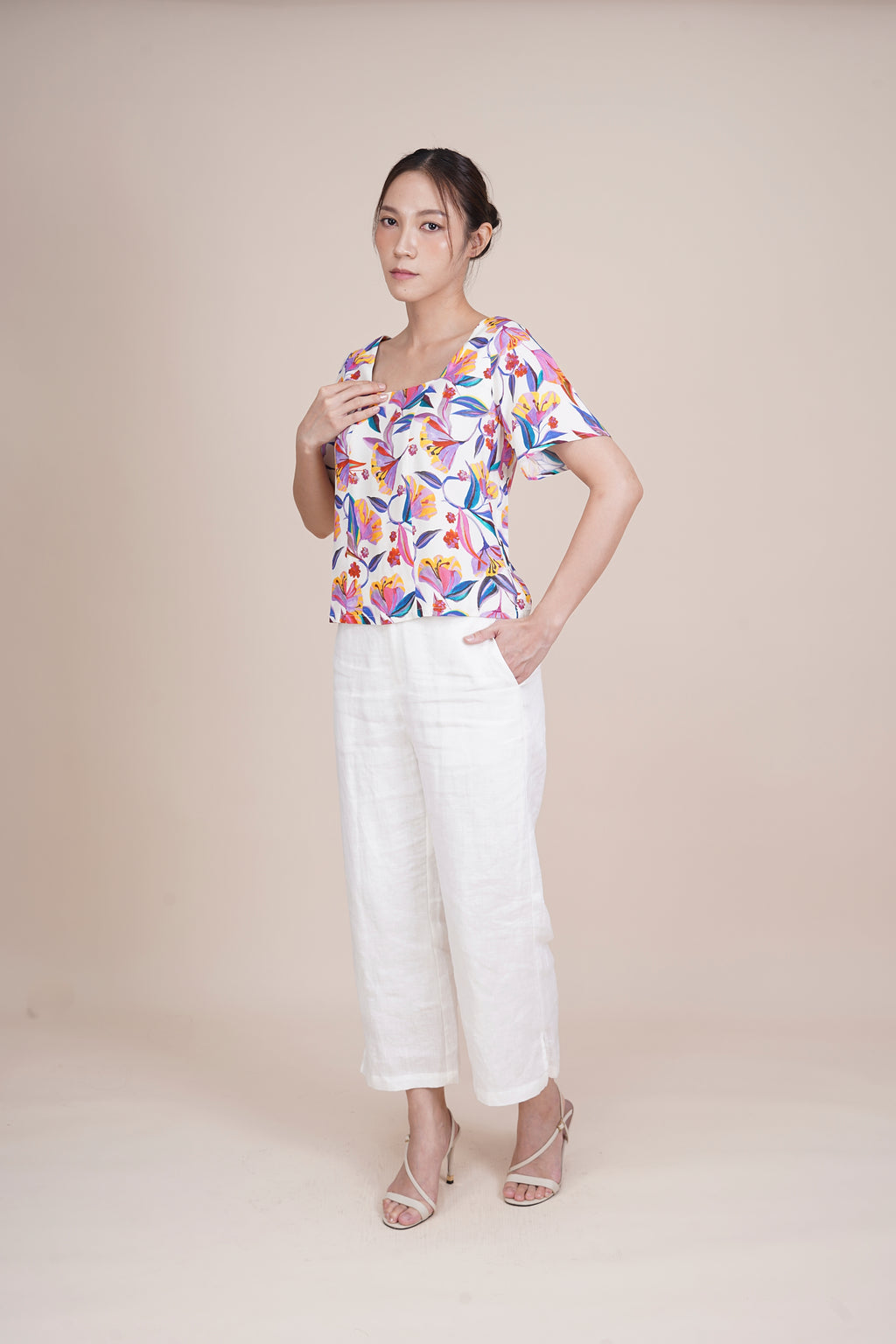 AUDREY SHORT SLEEVE TOP