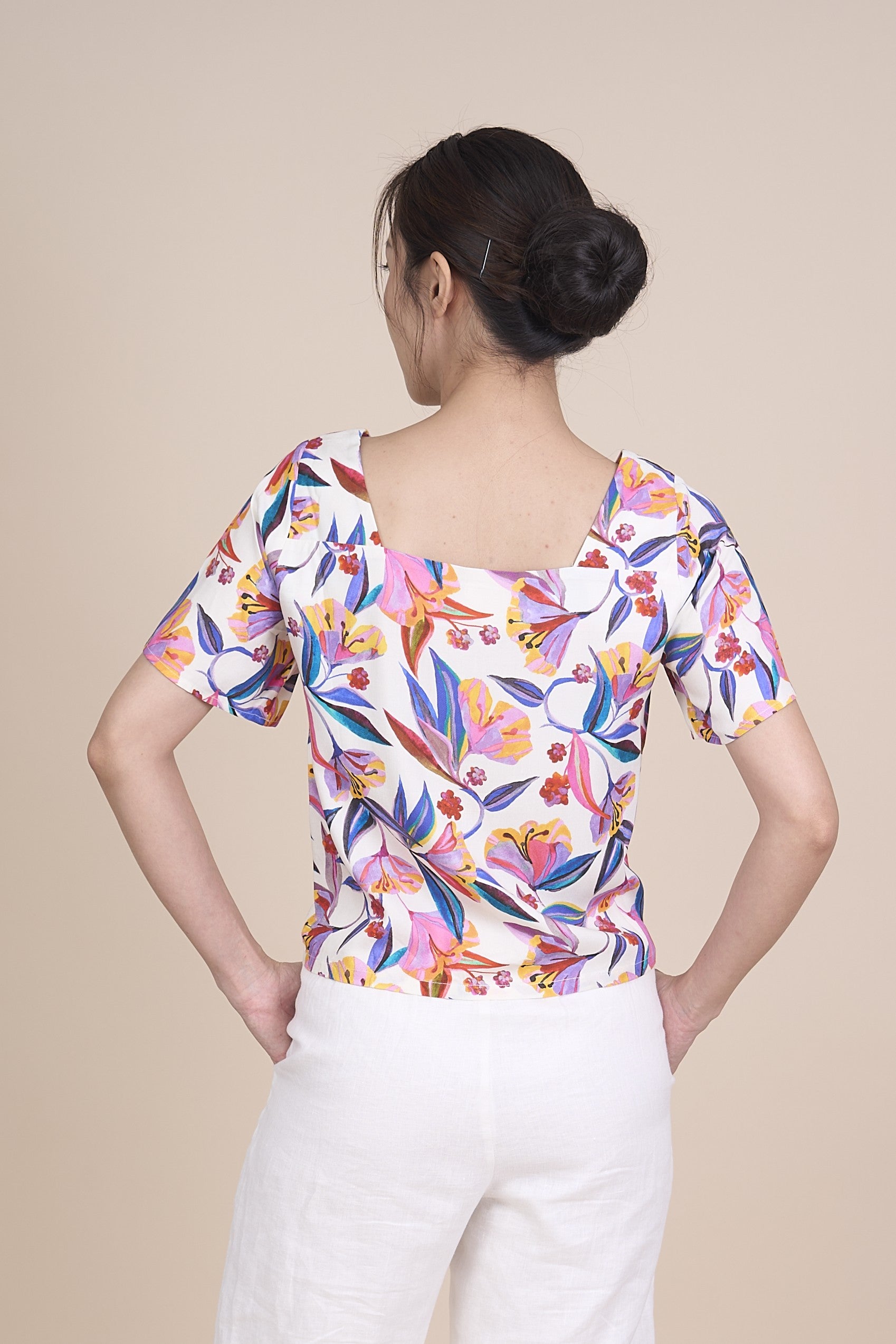 AUDREY SHORT SLEEVE TOP