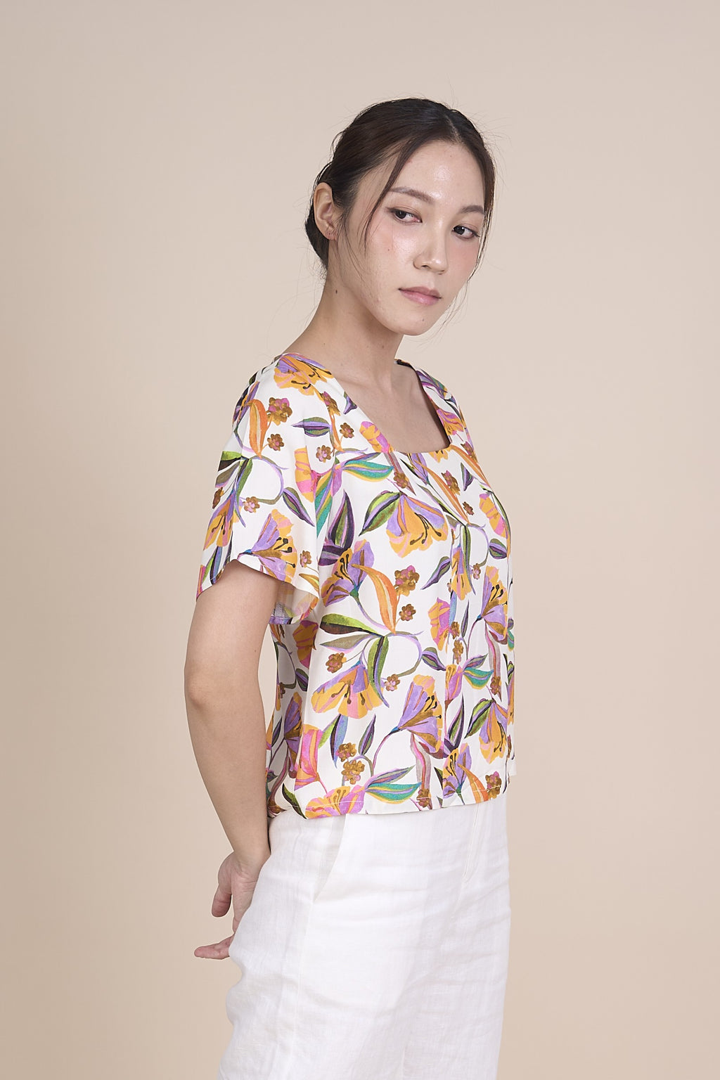 AUDREY SHORT SLEEVE TOP