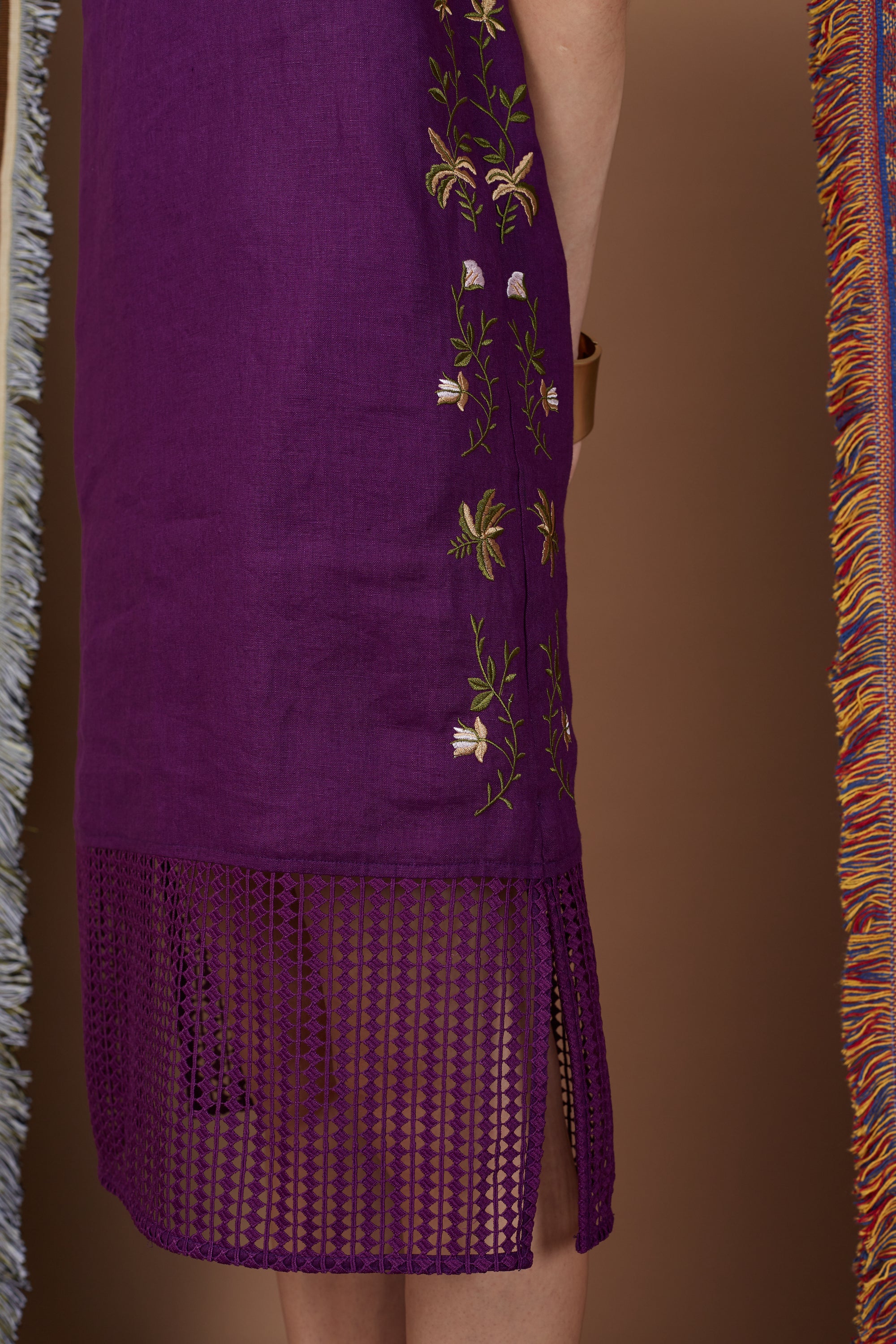 SHIGA ORIENTAL FLORAL MIDI