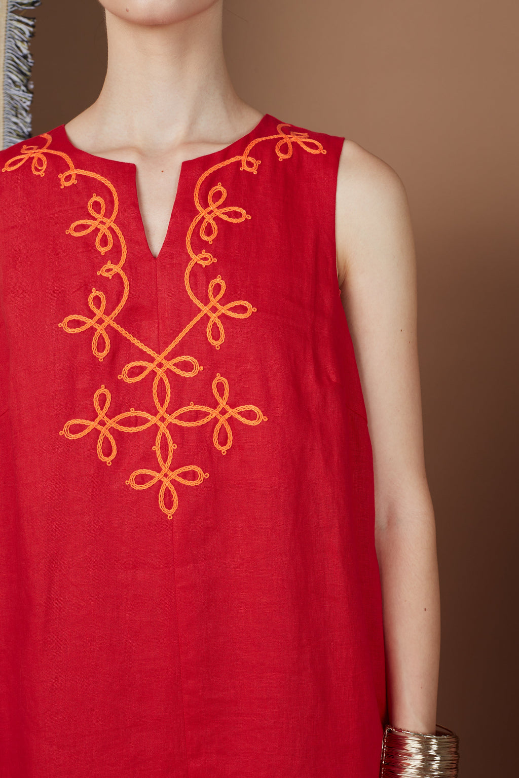 KHALIA V NECK MIDI