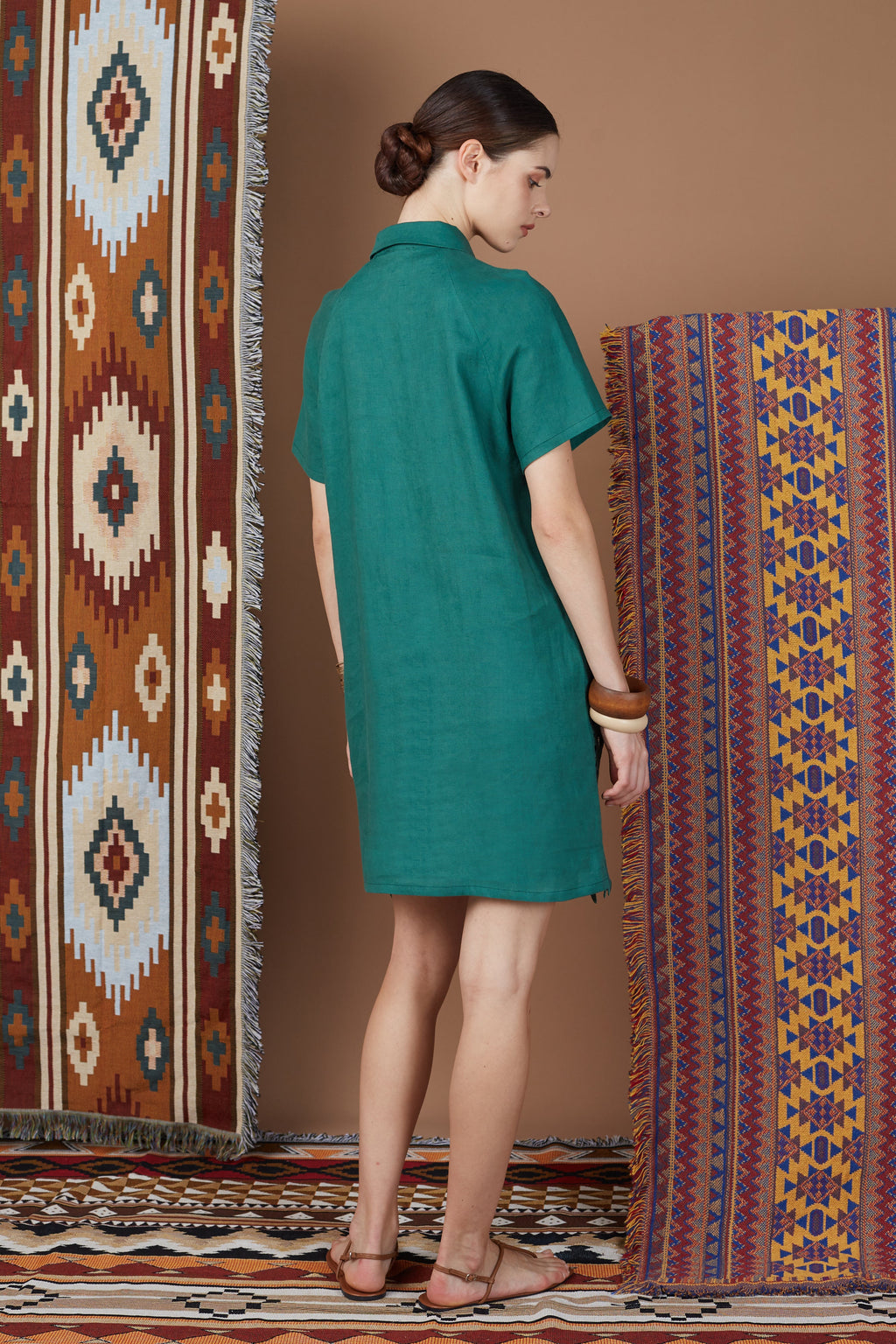 LINDY LACE SHIRT DRESS