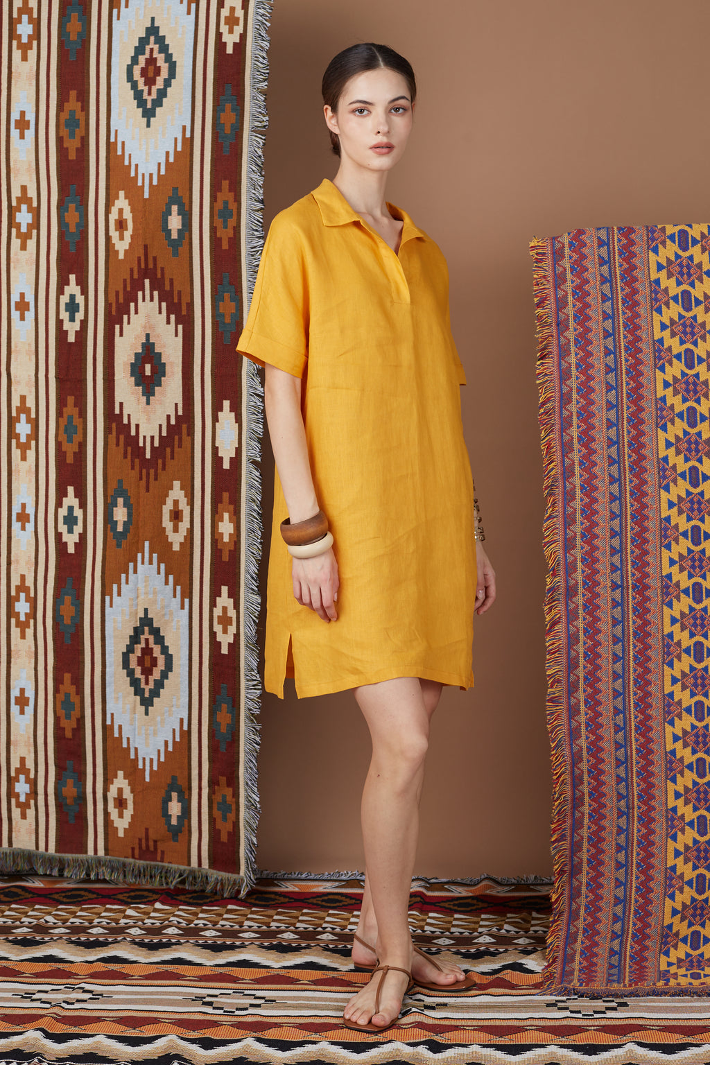 DOA SHIRT COLLAR DAILY DRESS