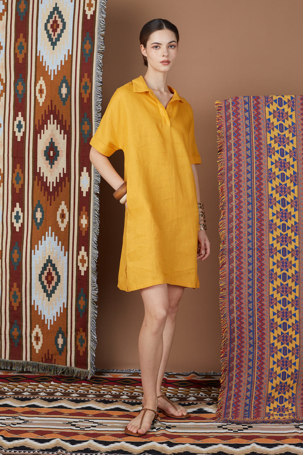 DOA SHIRT COLLAR DAILY DRESS