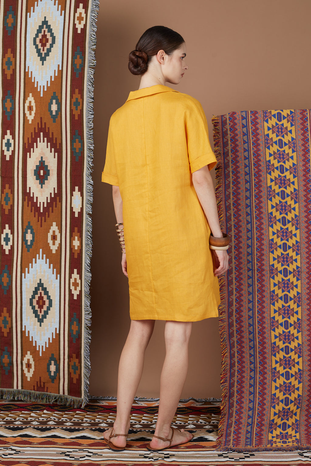 DOA SHIRT COLLAR DAILY DRESS