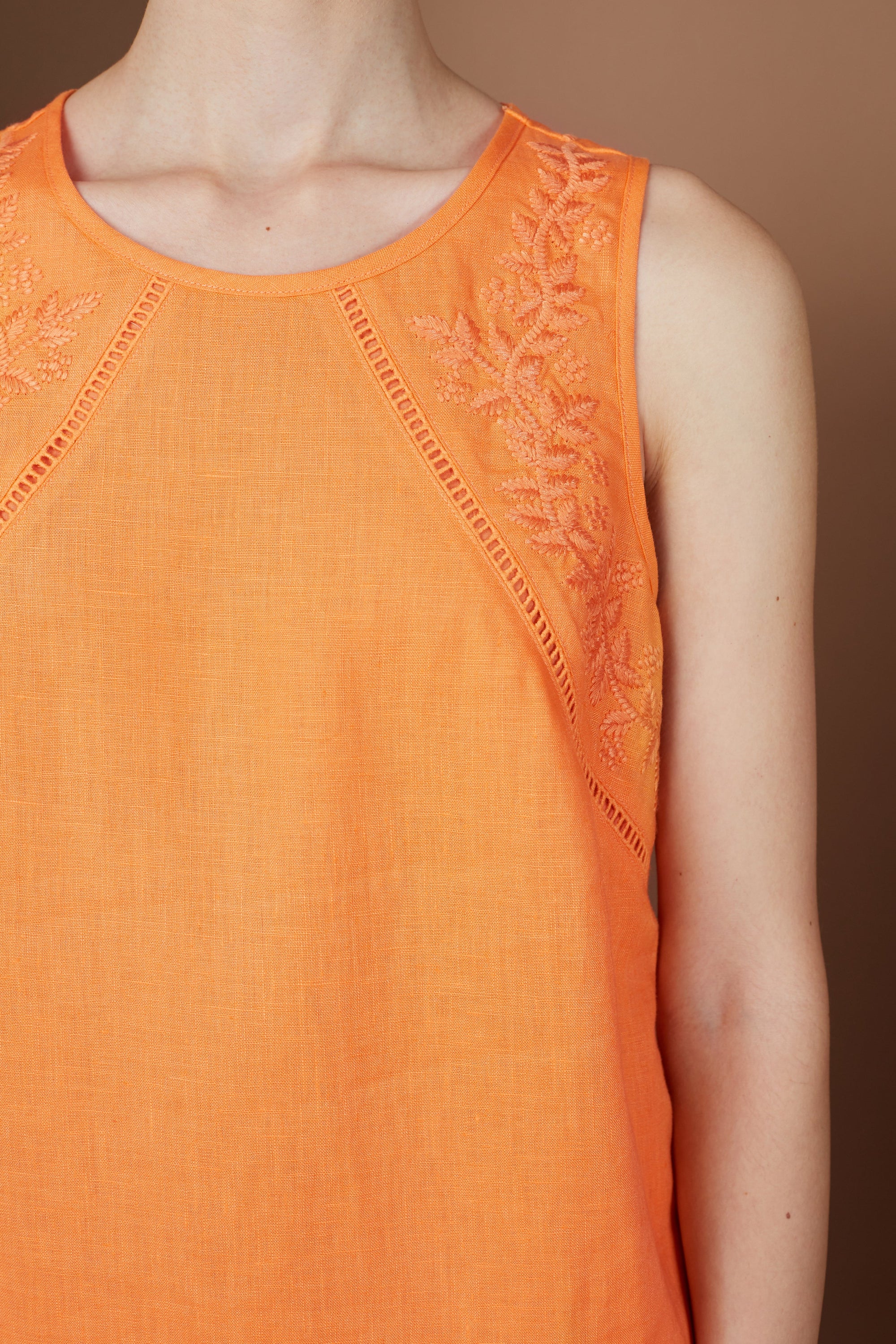 BERTA EMBROIDERY DRESS