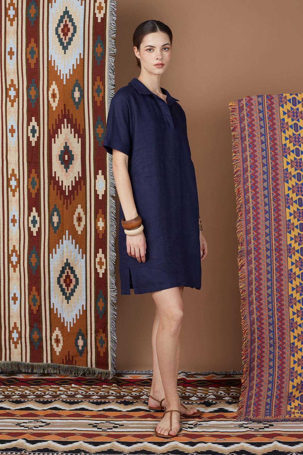 DOA SHIRT COLLAR DAILY DRESS