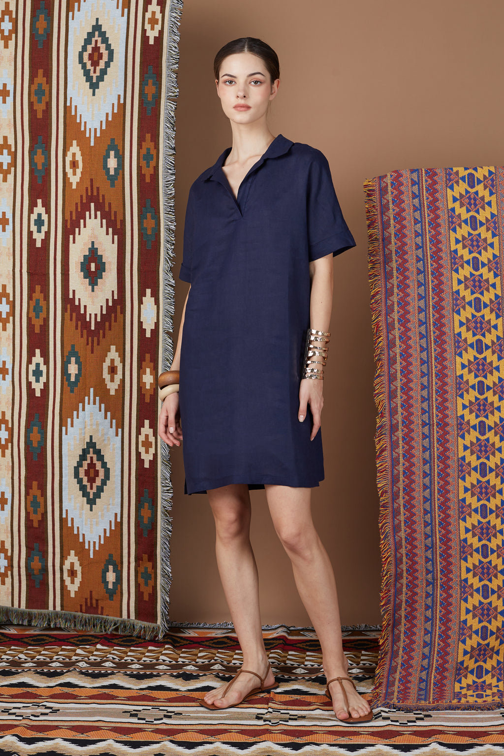 DOA SHIRT COLLAR DAILY DRESS