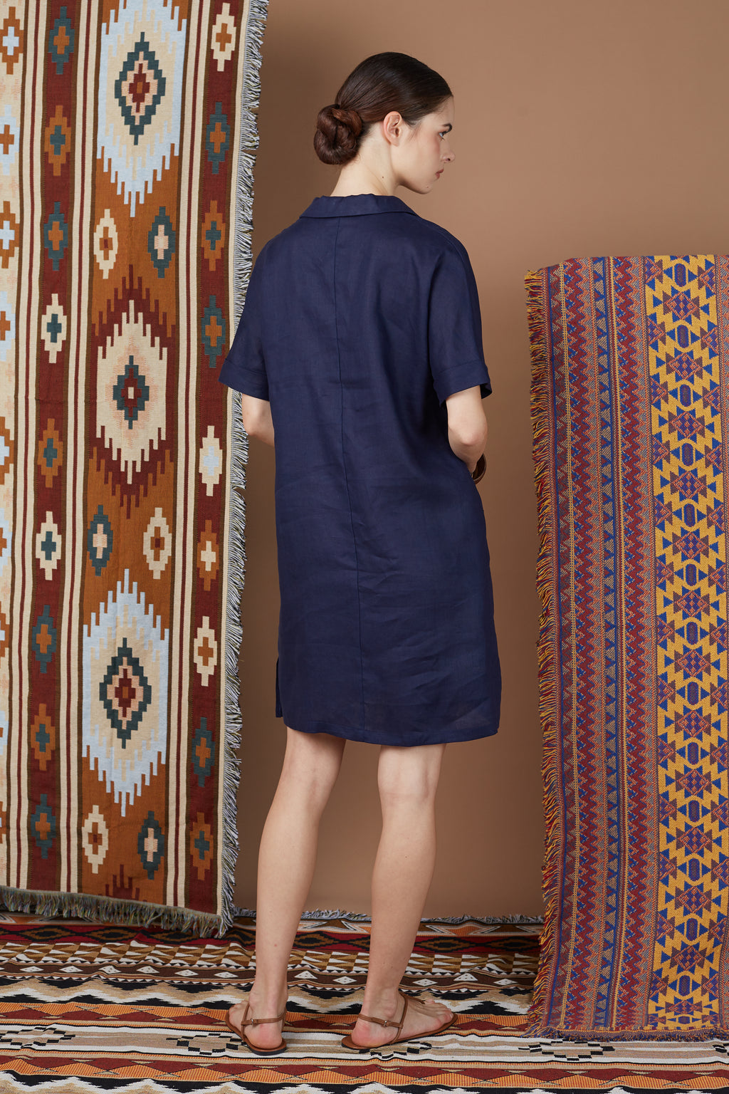 DOA SHIRT COLLAR DAILY DRESS