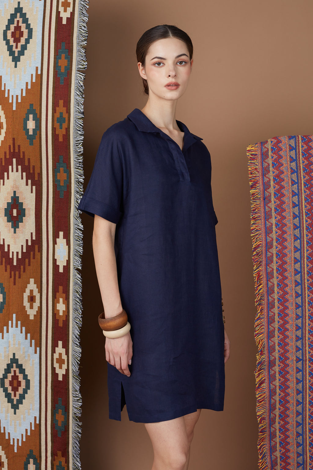 DOA SHIRT COLLAR DAILY DRESS