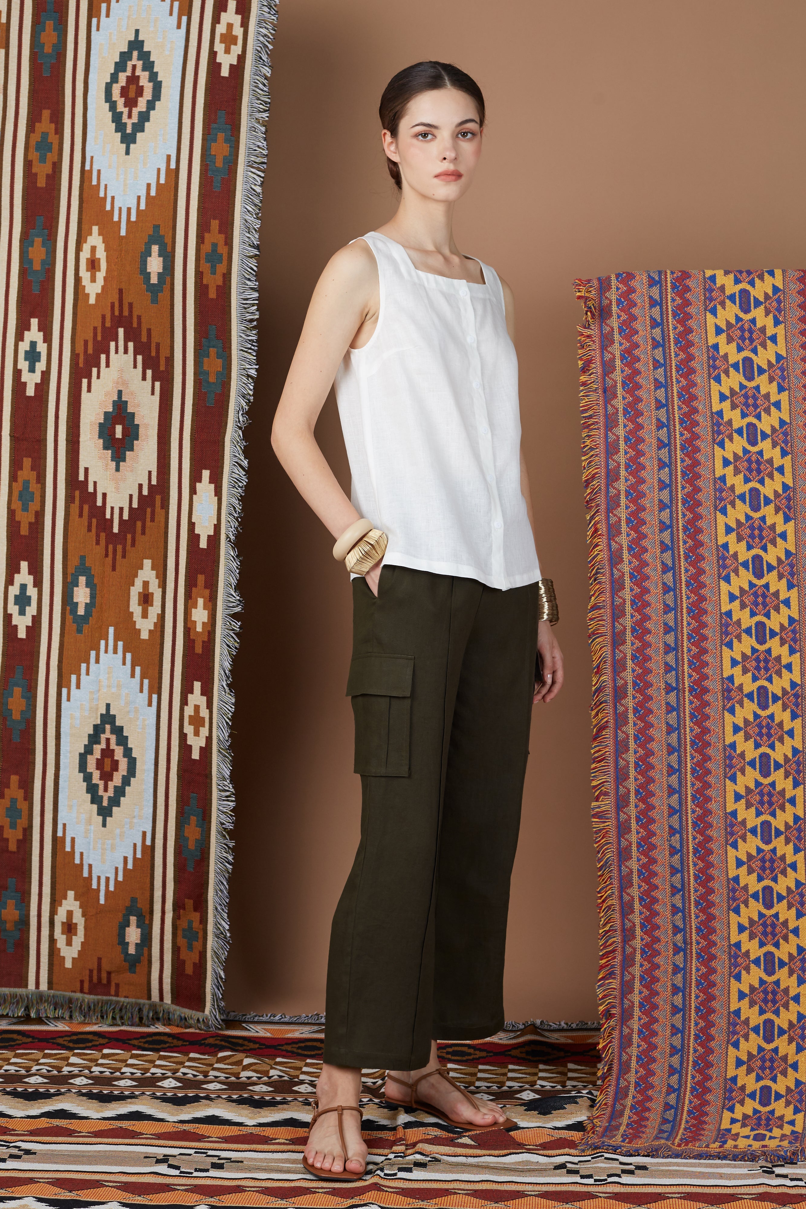 SONJA  LONG PANTS WITH POCKETS