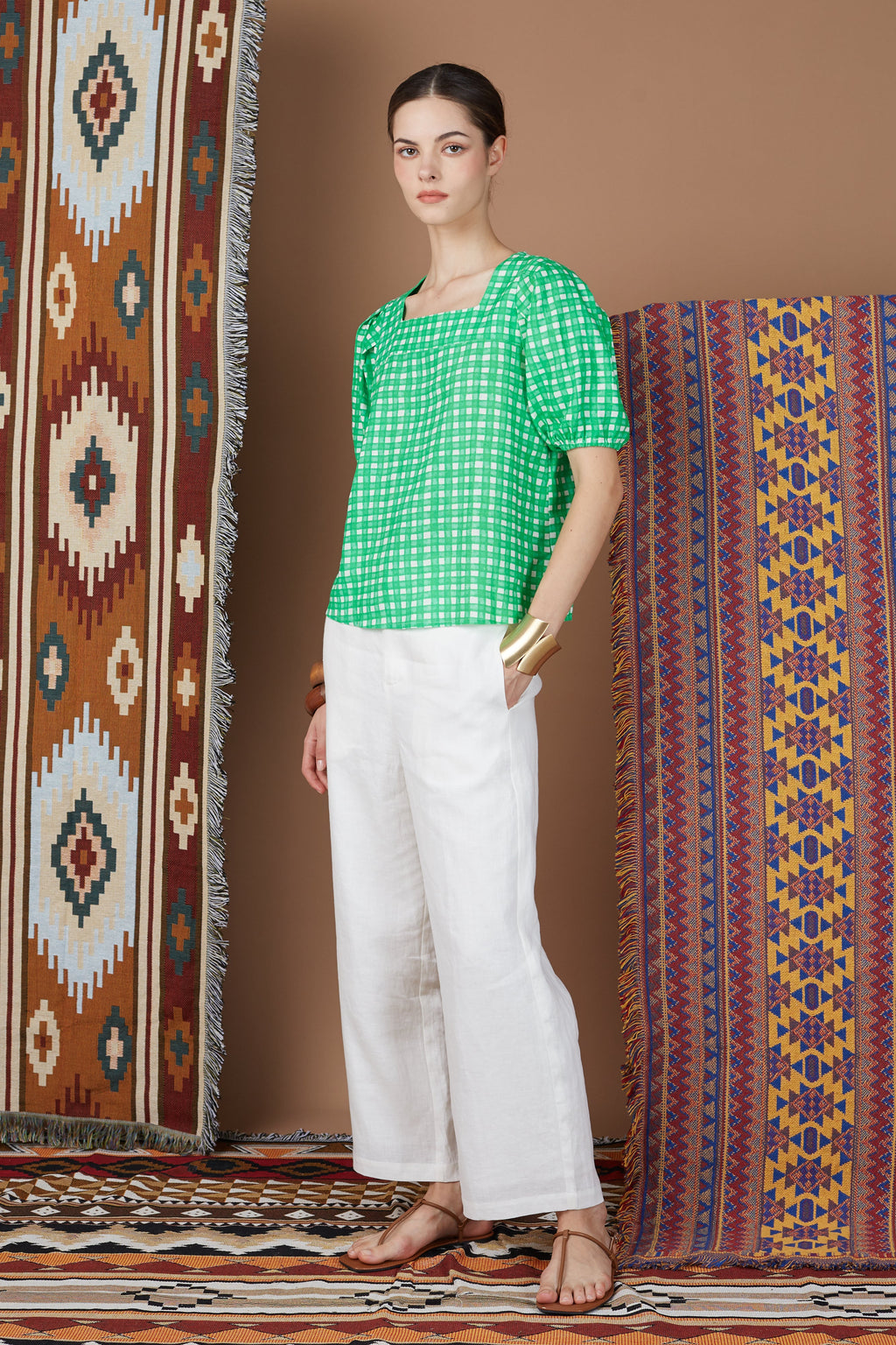 MILAKAY PUFF SLEEVES BLOUSE