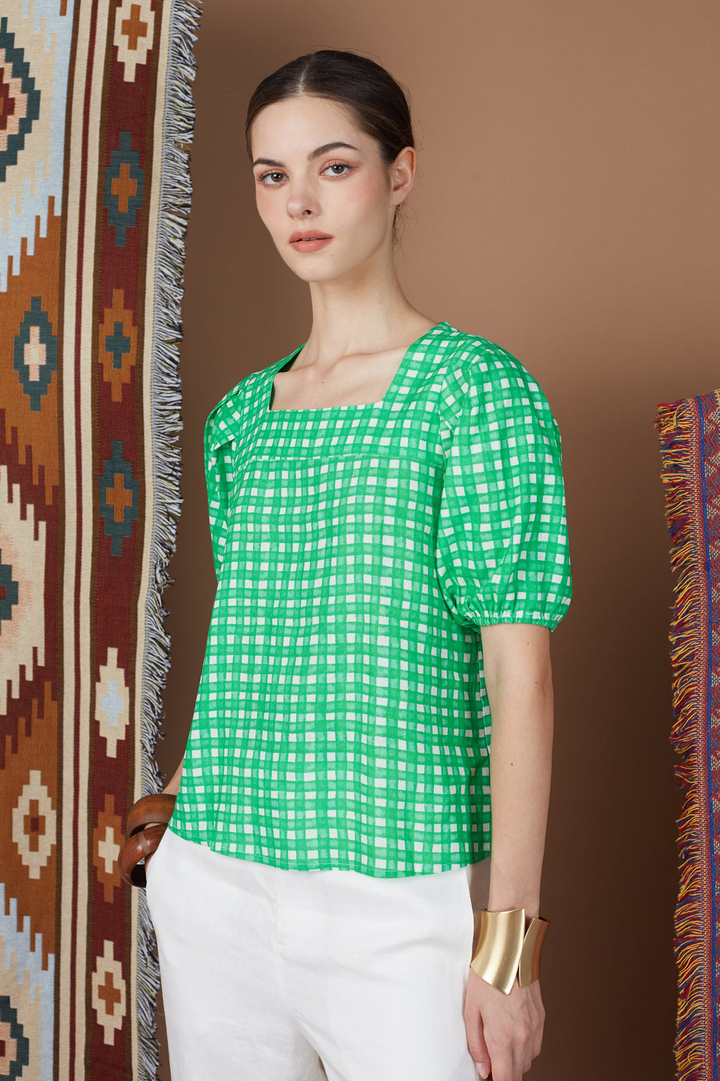 MILAKAY PUFF SLEEVES BLOUSE