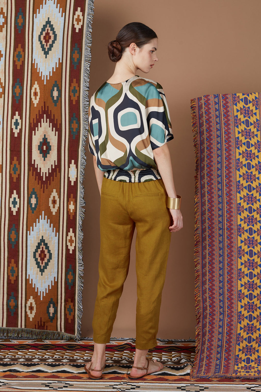 KYLE ELASTIC HEM TAPERED PANTS